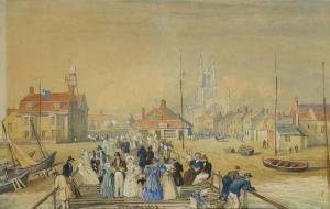 NEALE John Preston 1771-1847,Ramsgate from the Pier,Rosebery's GB 2022-11-16
