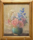 NEAVES DOROTHY 1900,Still life of flowers in a vase,Eldred's US 2014-07-17