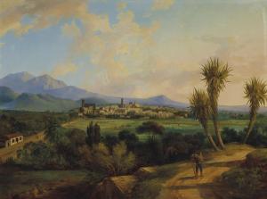 NEBEL Carl, Carlos 1805-1855,Vista de Jalapa,1836,Christie's GB 2018-11-20