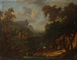 NEBOT Balthasar 1700-1770,An Italianate landscape,Bonhams GB 2012-03-06