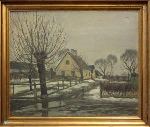 NECHANSKY WINTER von Marianne 1902-1985,Landscape,1920,Clars Auction Gallery US 2009-02-07