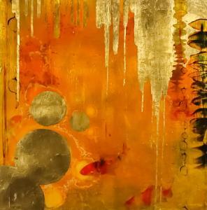 NEDERVEEN Steven 1971,Koi in Gilded Waters,2012,Canterbury Auction GB 2022-02-05