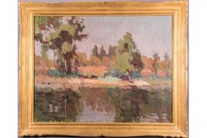 NEDILKO MYKOLA 1902-1979,River Landscape,Gray's Auctioneers US 2015-06-30