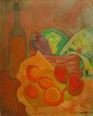 NEDILKO MYKOLA 1902-1979,Still Life withBottle and Fruits,Shapiro Auctions US 2010-06-15