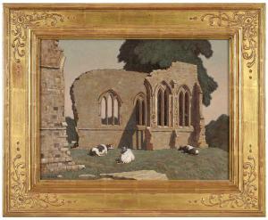 NEEDELL Philip Gregory,Sunshine and Peace Eggleston Abbey (Near Barnard C,Brunk Auctions 2024-01-11