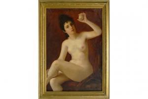 NEEF Timofei Andreevich 1805-1876,Nude with apple,1896,Rosebery's GB 2015-05-16
