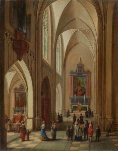 NEEFFS PEETER 1620-1675,Church Interior,Lempertz DE 2020-11-14