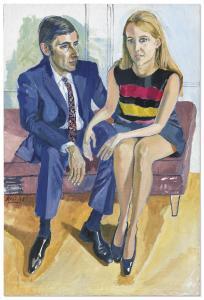 NEEL Alice 1900-1984,David Mc Kee and his First Wife Jane,1968,Christie's GB 2024-03-07