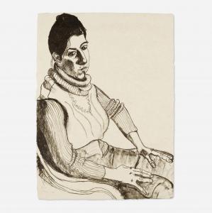 NEEL Alice 1900-1984,Portrait of Judith Solodkin,1978,Rago Arts and Auction Center US 2024-02-14