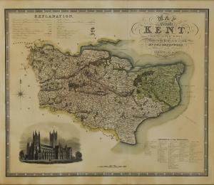 NEELE samuel john,A Map of the County of Kent from an Actual Survey,,Canterbury Auction 2022-10-01