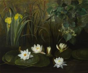 Neergaard Hermania 1799-1875,The Lily Pond,1993,William Doyle US 2022-10-20