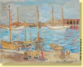 NEERMAN Jules 1900-1967,Vue du port de Majorque,Horta BE 2008-04-21