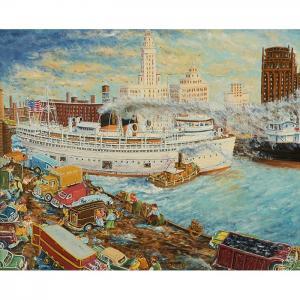 NEES Gerald Lee 1938,Chicago Harbor,Treadway US 2017-03-04
