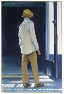 NEFFSON Robert 1949,Man standing in a doorway,Christie's GB 2009-03-04