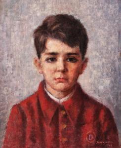 NEGOSANU Grigore 1886-1953,Portrait of a Child,1948,Artmark RO 2018-03-27