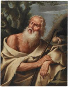 negri il boccia girolamo 1648-1720,Saint Paul the Hermit,Palais Dorotheum AT 2021-12-16