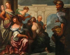NEGRI Pietro 1628-1679,Achilles at the Court of Lycomedes,Palais Dorotheum AT 2022-05-12