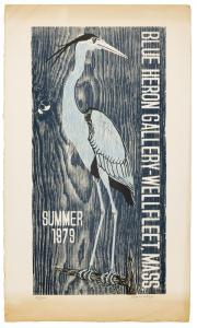 NEGRI Rocco 1932,Blue Heron Gallery - Wellfleet, Mass,1979,Eldred's US 2020-02-07
