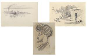 Neilson Peter Charles 1867-1937,Small Studies,Clars Auction Gallery US 2018-08-12
