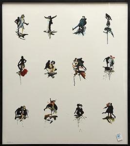 NEIMANAS JOYCE 1944,''Shadows,1996,Clars Auction Gallery US 2014-02-15