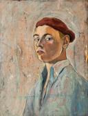 NELIMARKKA Eero 1891-1977,SELF PORTRAIT,Bukowskis SE 2011-05-25