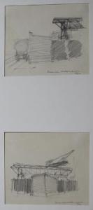 NELLEMANN Rasmus 1923-2004,Two sketches,1960,Bruun Rasmussen DK 2022-03-03