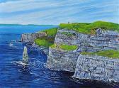 NELSON Mark,THE CLIFFS OF MOHER, GALWAY,Ross's Auctioneers and values IE 2016-01-28