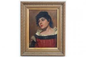 NELSON W.J 1900-1900,Portrait of an actress wearing an Arthurian Dress,Dickins GB 2015-11-14