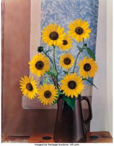 NELSON Walter 1942,Sun Flowers,1981,Heritage US 2018-03-10