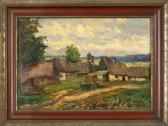 NEMASTIL Zdenek 1879-1942,D
øevìnice v letní krajinì,1920,Antikvity Art Aukce CZ 2007-06-24