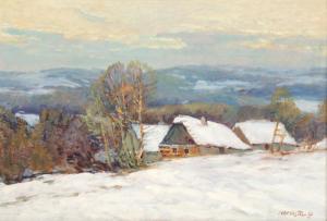 NEMASTIL Zdenek 1879-1942,Winter Landscape,Simon Chorley Art & Antiques GB 2020-10-27