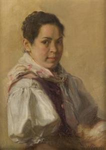 NEMEJC Augustin 1861-1938,A Sitting Girl,Palais Dorotheum AT 2018-11-24
