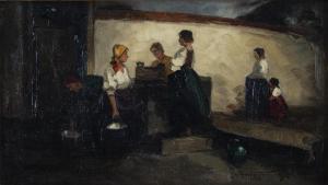 NEMETH Gyula Gyertyanyi 1892-1946,Women at the Well,Pinter HU 2023-12-03