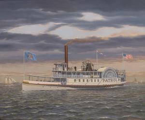 NEMETHY Albert SZATMAR 1920-1998,Patrol Paddle Boat,William Doyle US 2021-02-10