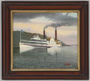 NEMETHY Albert SZATMAR 1920-1998,Steamboat ''Mary Powell'',South Bay US 2023-03-22