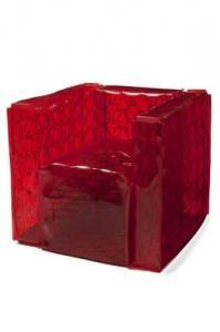 NEMLAGHI SOUHED,Rare fauteuil modèle Red cube.,2001,Damien Leclere FR 2009-10-24
