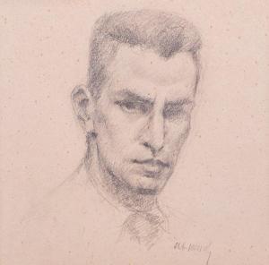 NENOV Ivan 1902-1997,Self-portrait,Artmark RO 2024-12-17