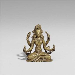 NEPAL SCHOOL,figure of Vishnu,17th century,Lempertz DE 2017-12-09
