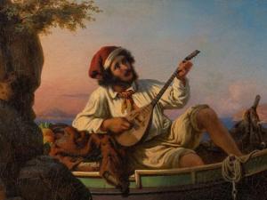 NERENZ Wilhelm 1804-1871,Neapolitan Musician,1854,Auctionata DE 2017-01-16