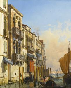 NERLY Friedrich I 1807-1878,THE PALAZZI CONTARINI-FASAN AND CONTARINI, VENICE,Sotheby's 2015-12-16