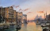 NERLY Friedrich I,Winter on the Canal Grande with Santa Maria della ,1837,Lempertz 2016-11-19