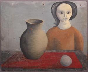 NERON Michel 1931,Femme, vase et boule,Ruellan FR 2018-02-24