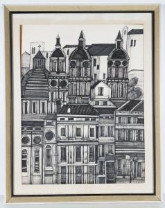 NERUD Josef Karl 1900-1982,Salzburg - Salzachkai und Dom,Palais Dorotheum AT 2019-12-12