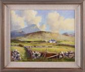 NESBITT Leslie 1923,COTTAGE IN THE MOURNES,Ross's Auctioneers and values IE 2021-08-19
