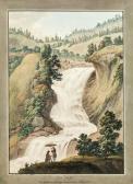 NESSELTHALER Andreas 1748-1821,Waterfall at Lend,1800,im Kinsky Auktionshaus AT 2019-04-09