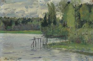 NESTEROV Mikhail Vasilievich 1862-1942,Forest Lake,MacDougall's GB 2021-06-10