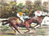 NESTOR Ray 1888-1989,Horse racing scene,Rosebery's GB 2010-12-07