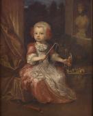NETSCHER Constantin,portrait of a young boy, small-full-length, in a s,Sotheby's 2005-07-06
