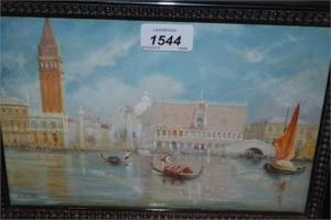 NETTI 1900-1900,Boatmen on the Grand Canal, Venice,Lawrences of Bletchingley GB 2015-10-20