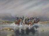 NETZLER Sixten 1940,Calvary Charge,Kodner Galleries US 2017-07-05